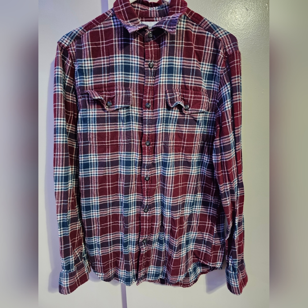 Sonoma Goods For Life Super Soft Flannel Button-Down Shirt, Men's Small